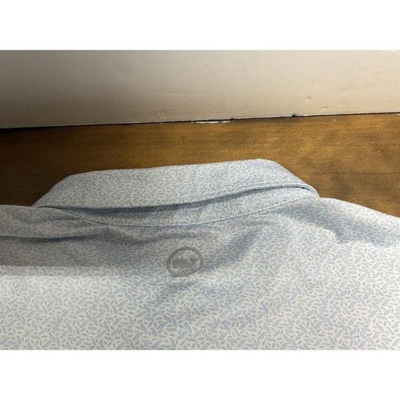 Vineyard Vines Performance Shirt Mens Large Blue Print Polo *READ* - Picture 11 of 11